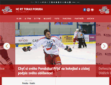 Tablet Screenshot of hcporuba.cz